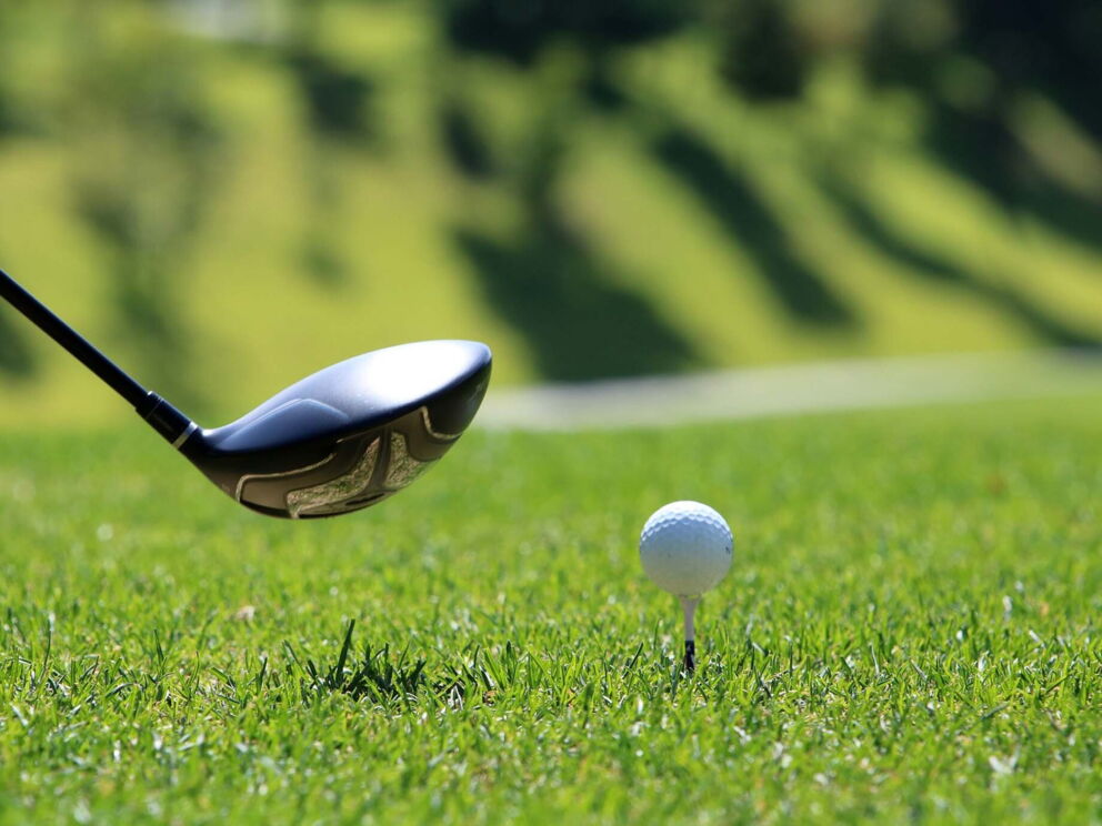 Eine Nahaufnahme eines Golfschlägers