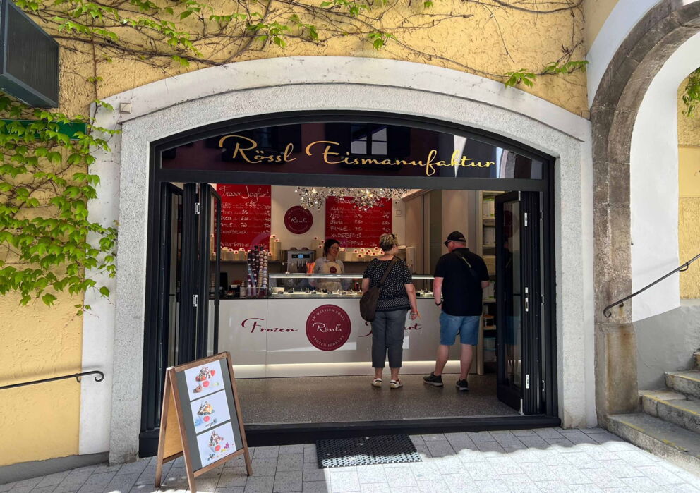 Eis Diele der Rössl Eismanufaktur