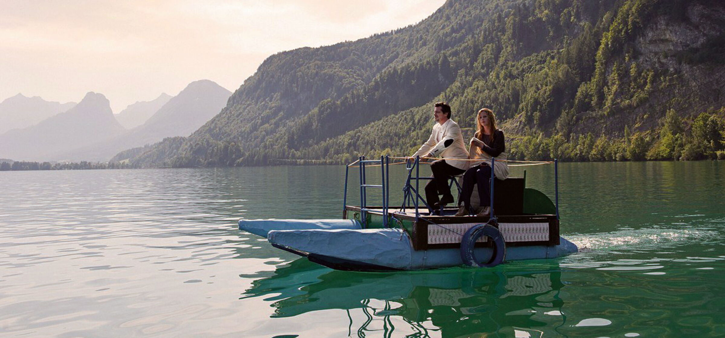 Ausschnitt aus dem Film "Wehe du singst" am Wolfgangsee