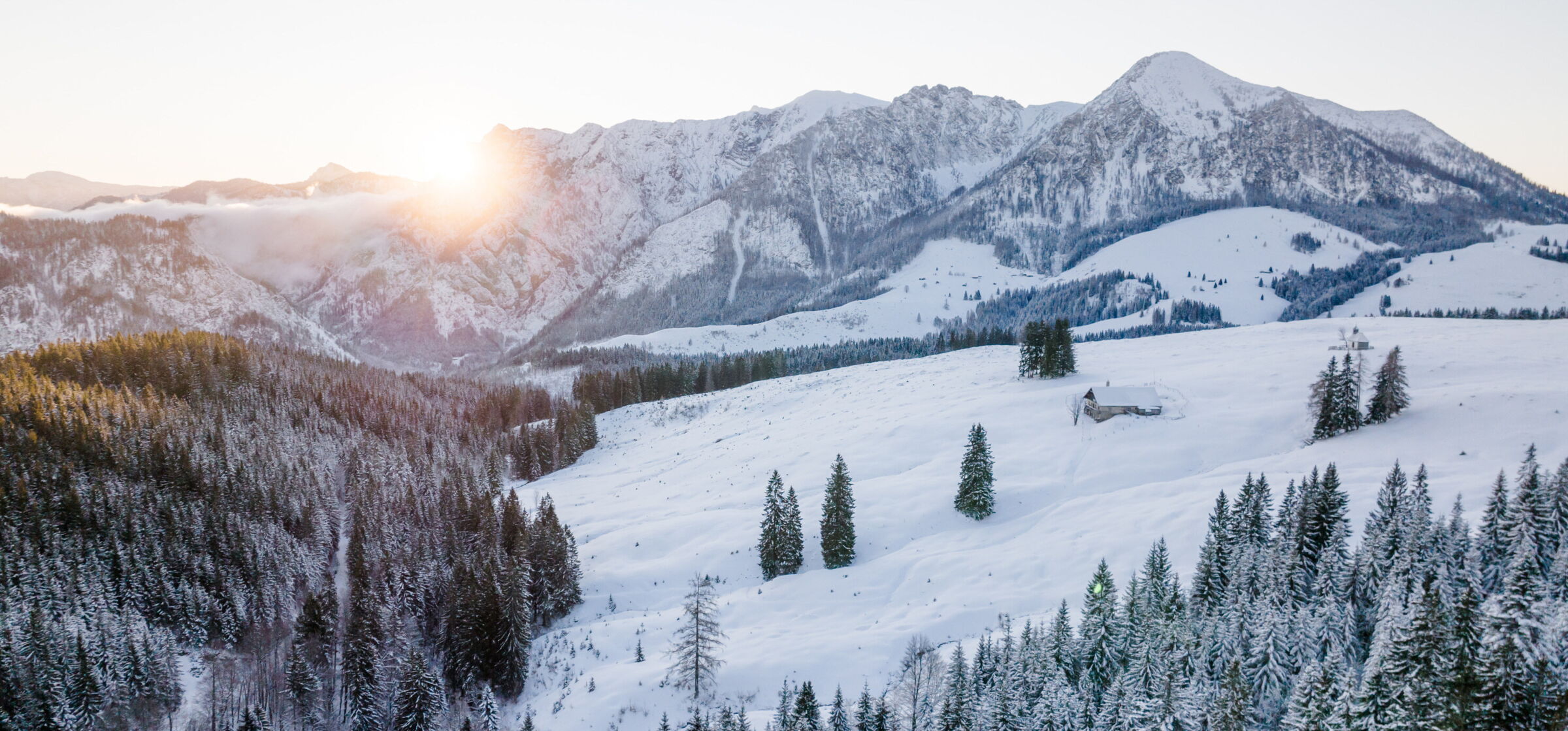 Winter Postalm Wolfgangsee © Salzkammergut Tourismus; Katrin Kerschbaumer
