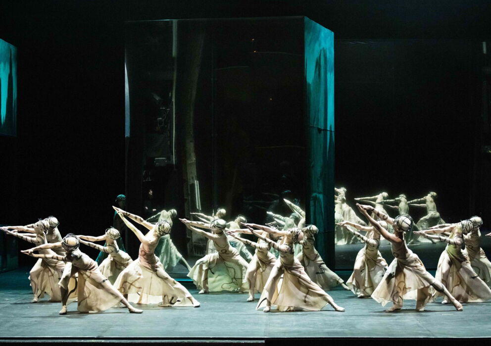 Aufführung eines Stücks der Pfingstfestspiele im Festspielhaus in Salzburg
