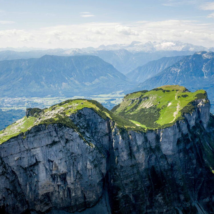 Atemberaubender Blick auf die Alpen im Ausserland