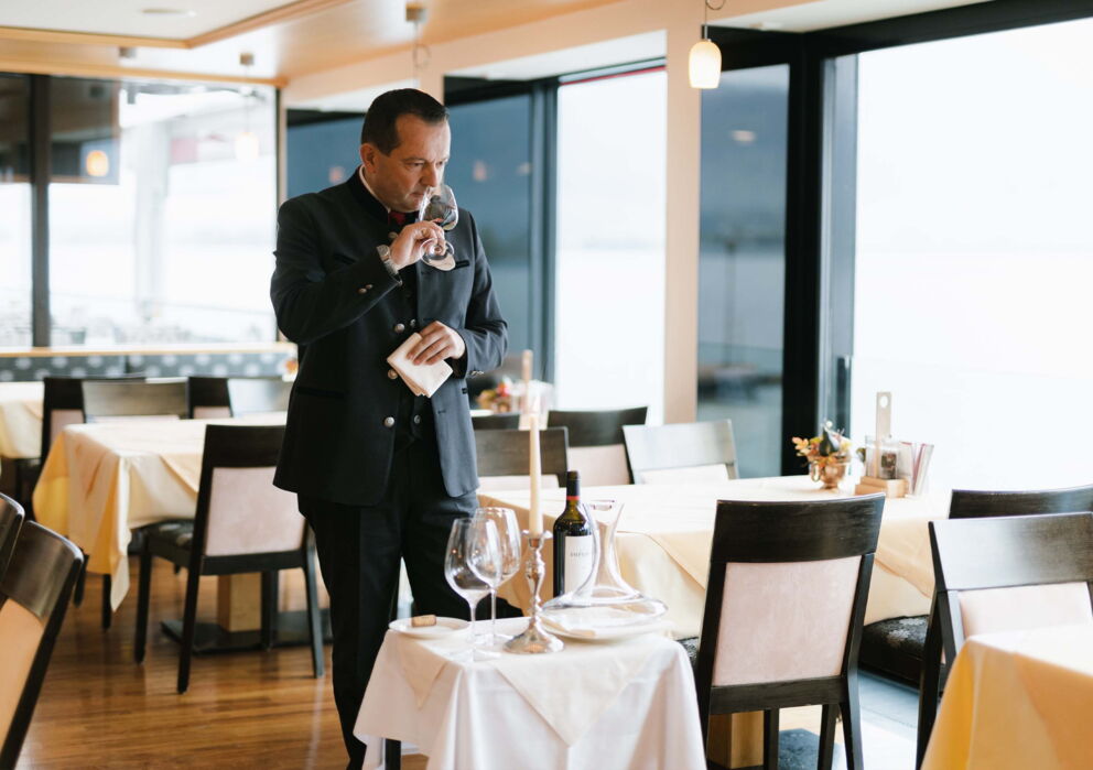 Sommelier at the Hotel Im Weissen Rössl