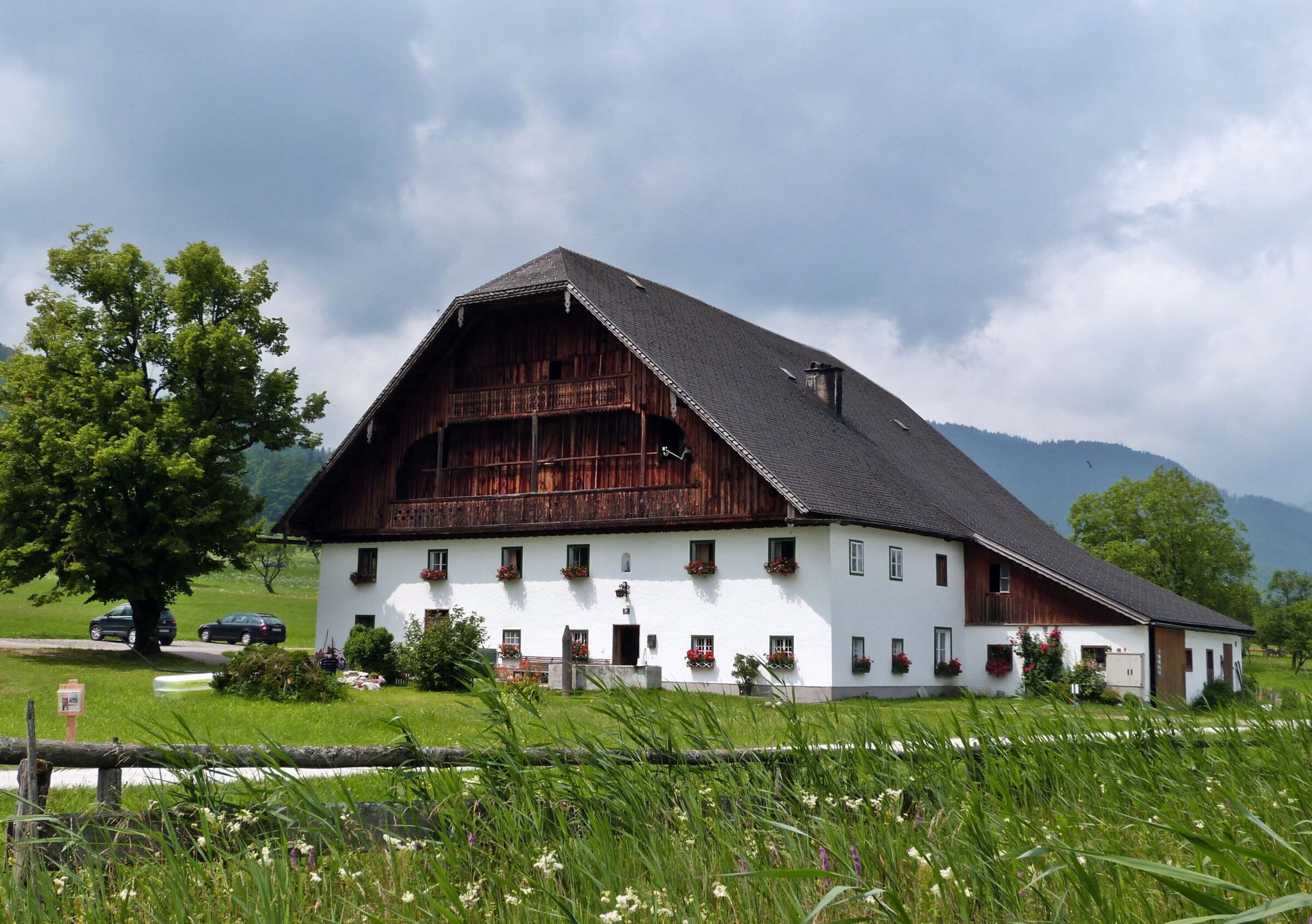 Uriges traditionelles Bergbauernhaus im Salzkammergut