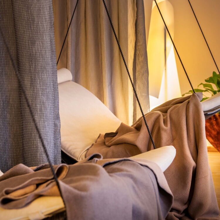 Gemütliche Liegen im Beauty und Day Spa des Weissen Rössls, dem Spa Hotel am Wolfgangsee