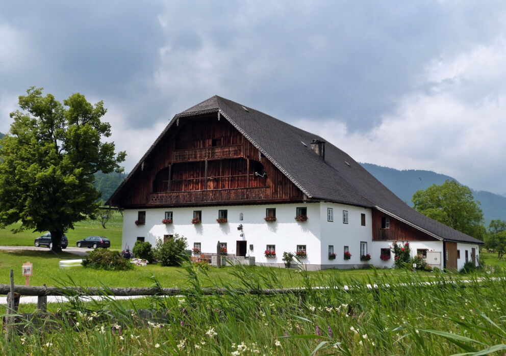 Uriges traditionelles Bergbauernhaus im Salzkammergut