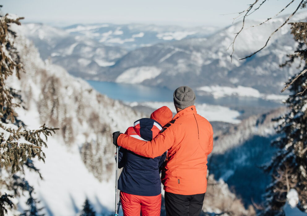 Ausblick Winterwandern Postalm © Salzkammergut Tourismus; Katrin Kerschbaumer